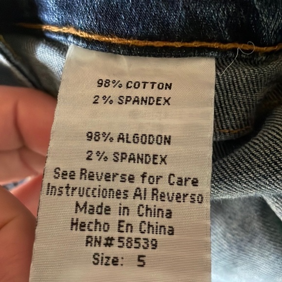 STS Blue Denim Jeans stretch Comfy Size 5 - Picture 7 of 9